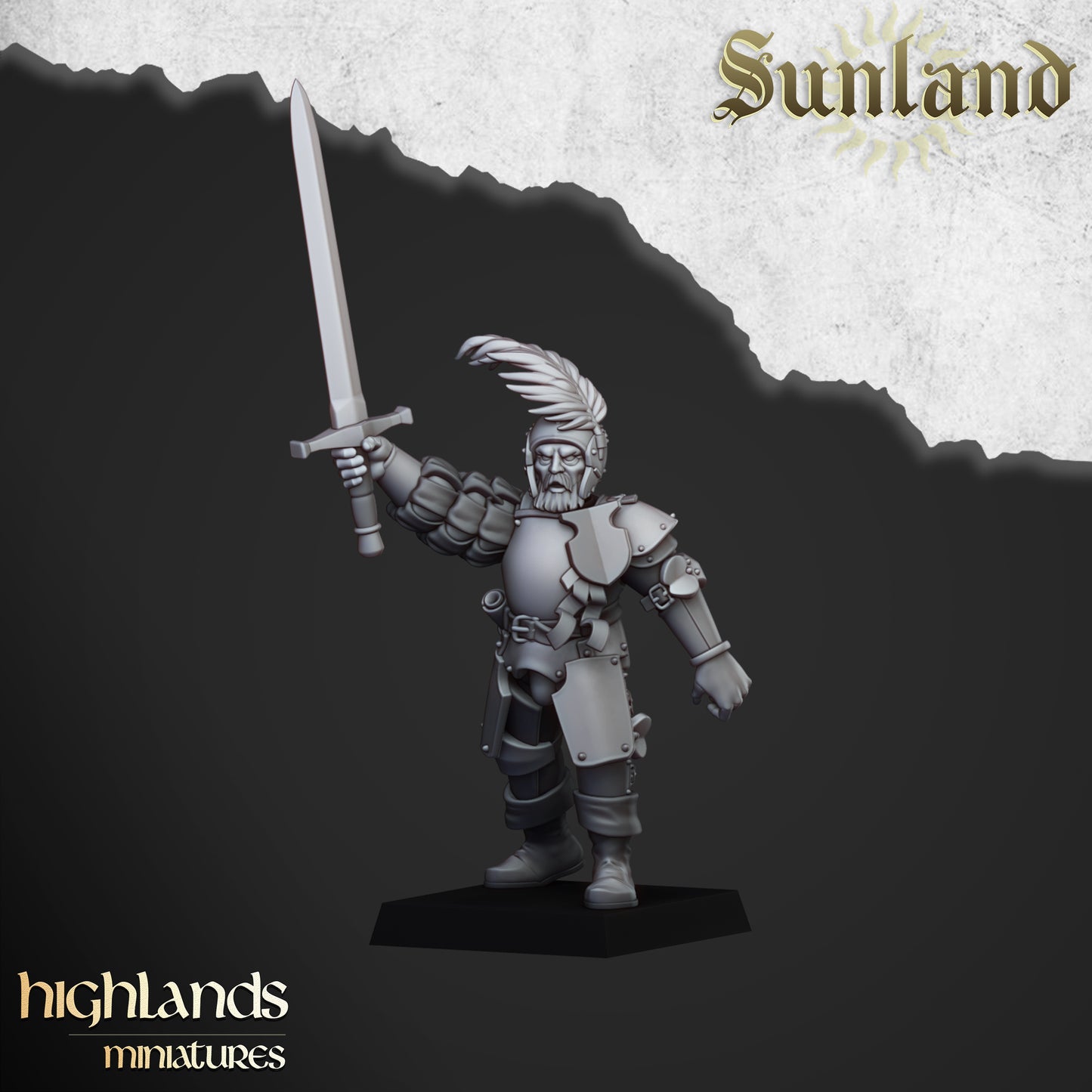 Landsknecht du Pays du Soleil - Highlands Miniatures