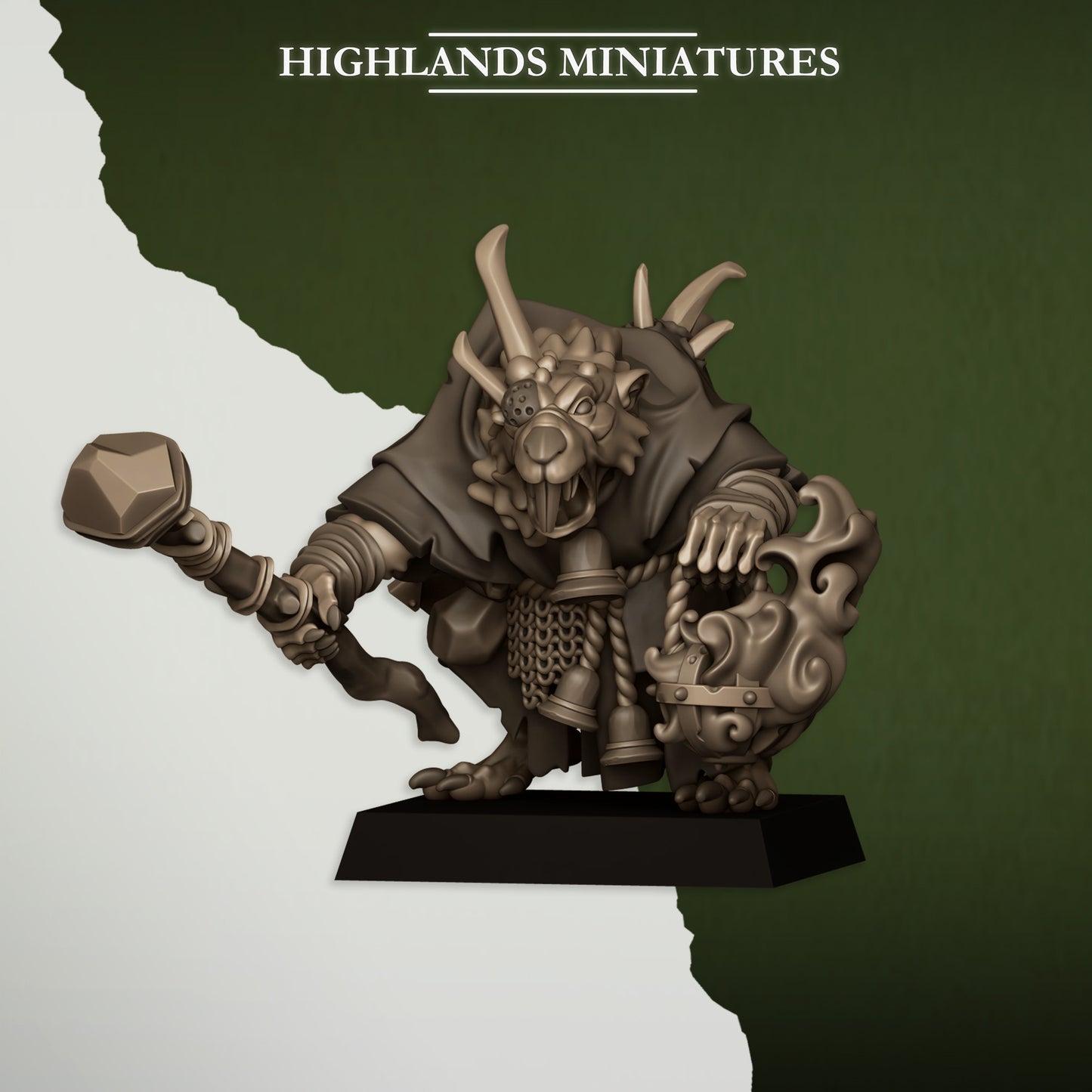 Vermin Pastor - Sewer Vermin - Highlands Miniatures