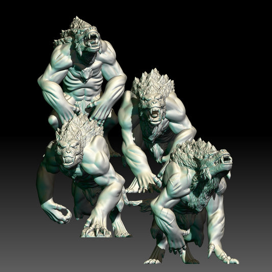 4x Werewolves - KzK Minis