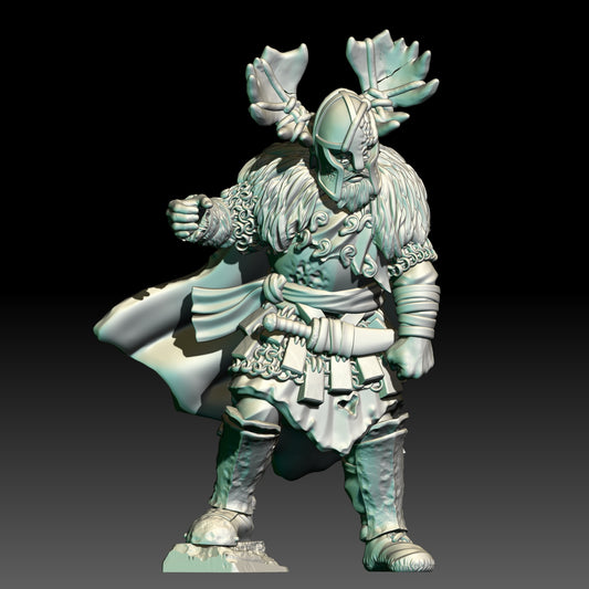 1x Wildling King - KzK Minis