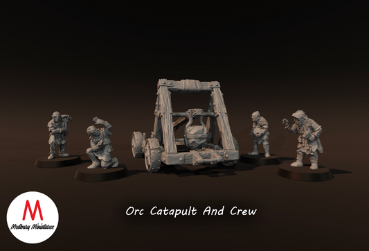 Orc Catapult and Crew - Medbury Miniatures