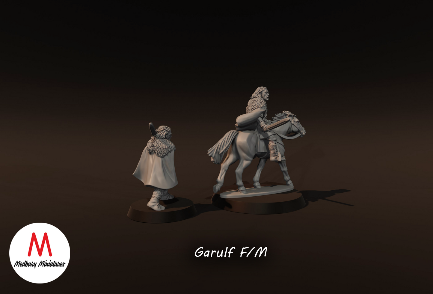 Garulf on Foot and Mounted - Medbury Miniatures