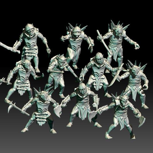 10x Armoured Goblin Slaves - KzK Minis