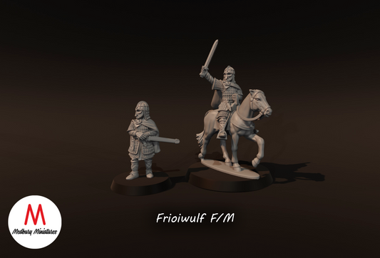 Frioiwulf on Foot and Mounted - Medbury Miniatures