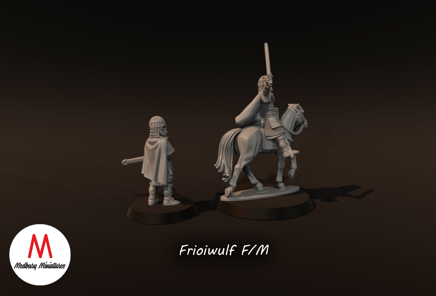 Frioiwulf on Foot and Mounted - Medbury Miniatures