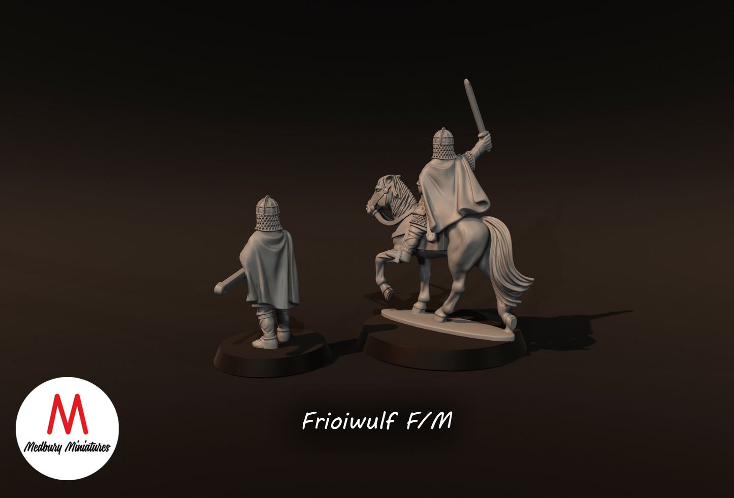 Frioiwulf on Foot and Mounted - Medbury Miniatures