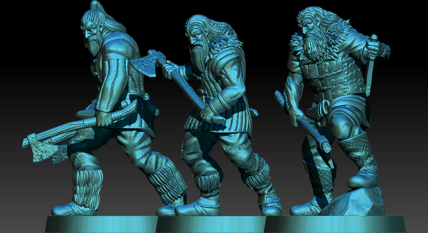 3x Bear Guys - KzK Minis