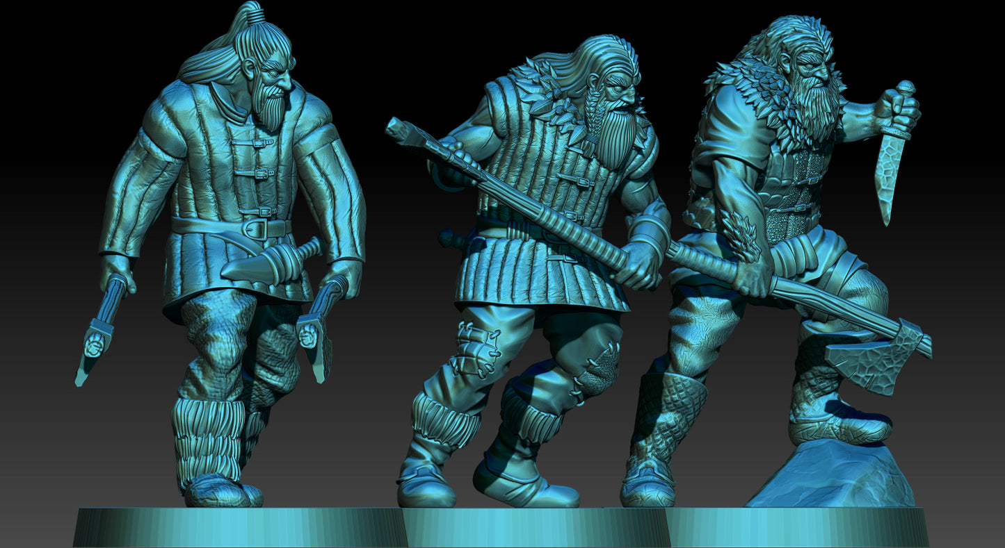 3x Bear Guys - KzK Minis