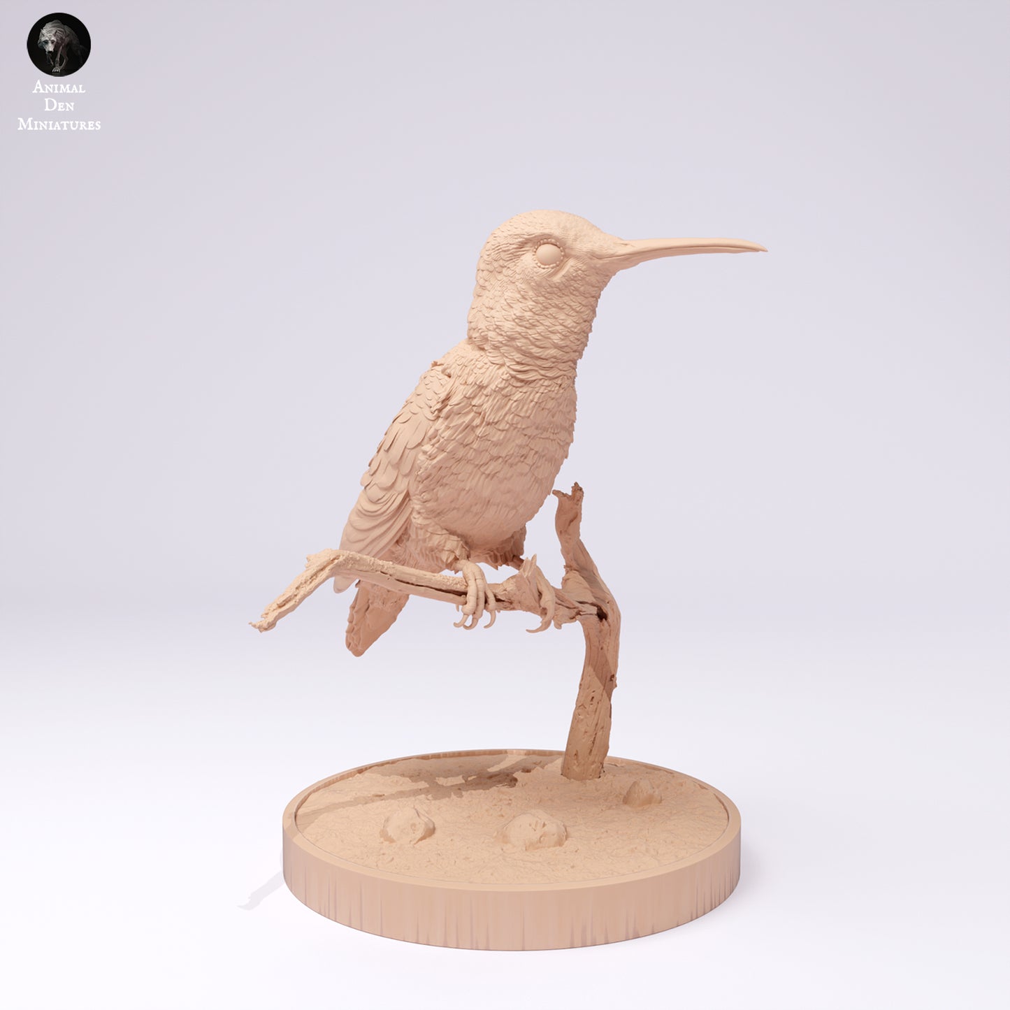 Broad Tailed Hummingbird Standing - Animal Den Miniatures