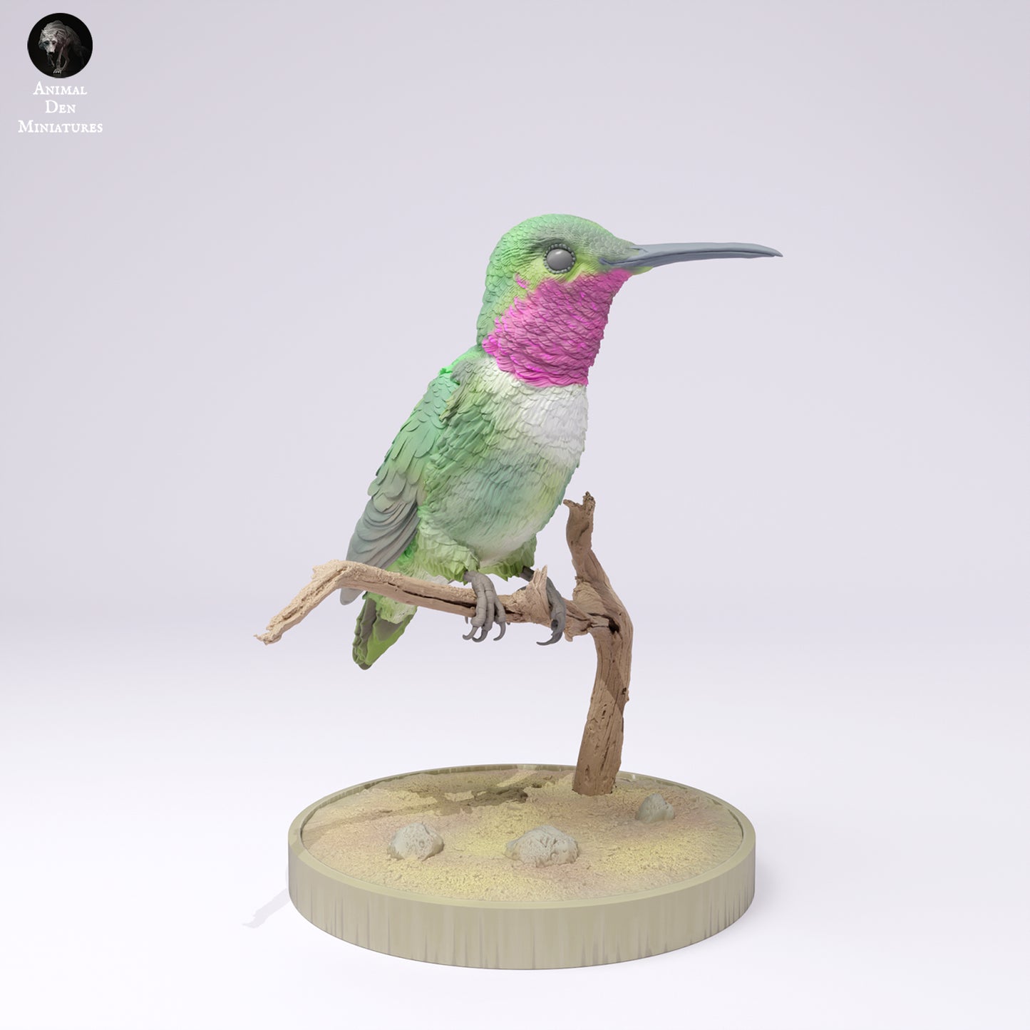 Broad Tailed Hummingbird Standing - Animal Den Miniatures