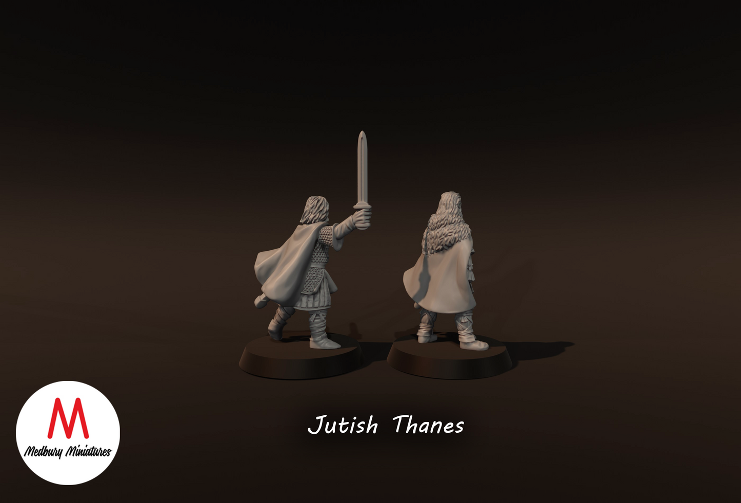 2x Jutish Thanes - Medbury Miniatures