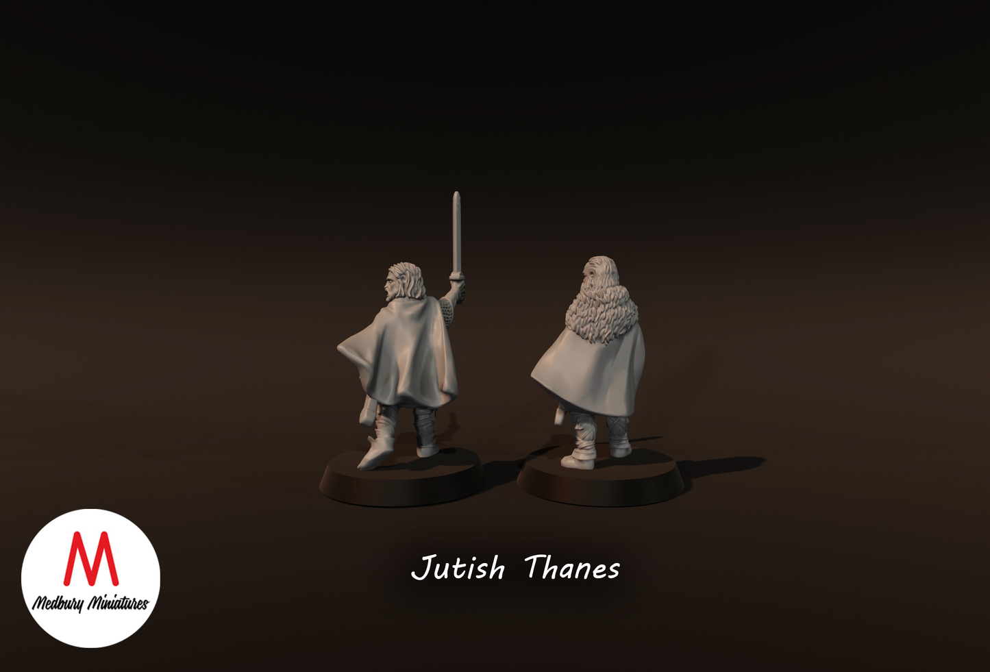 2x Jutish Thanes - Medbury Miniatures