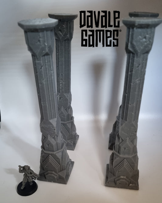 Dwarven Columns of the Cave - Scenery - Davale Games