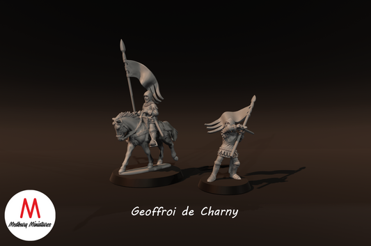 Geoffroi de Charny - Medbury Miniatures