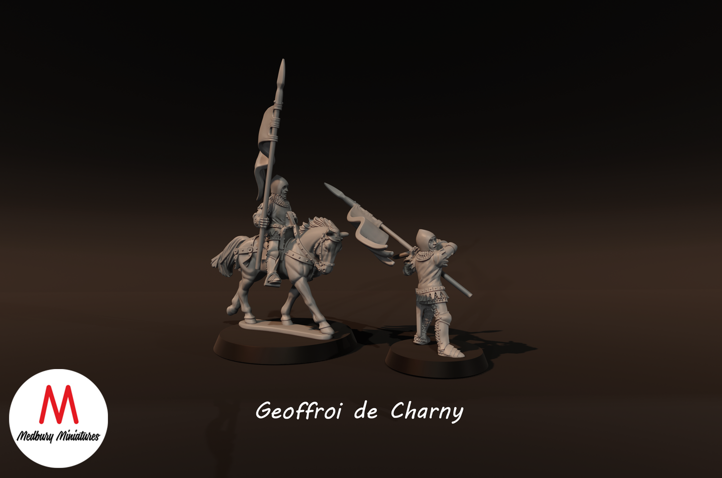 Geoffroi de Charny - Medbury Miniatures