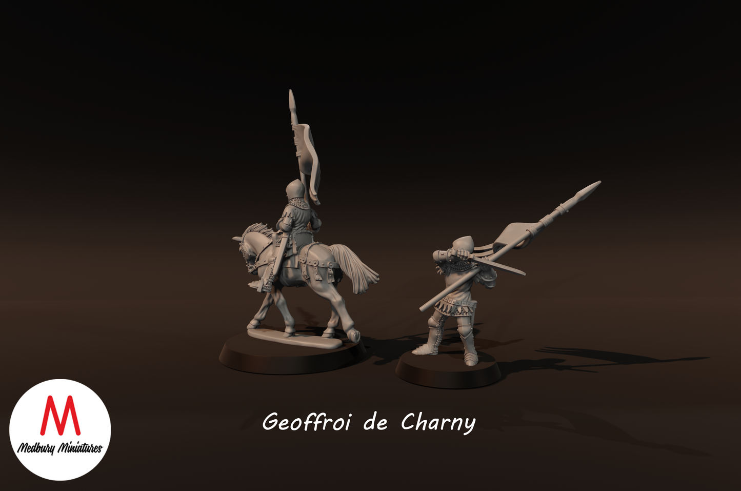 Geoffroi de Charny - Medbury Miniatures