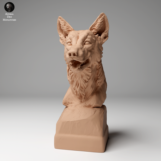 Dingo Bust - Animal Den Miniatures