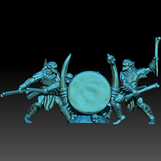 Goblin Deep Mines Drum and Drummers - KzK Minis