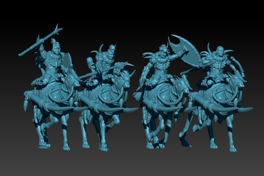 4x Far South Camel Riders - KzK Minis