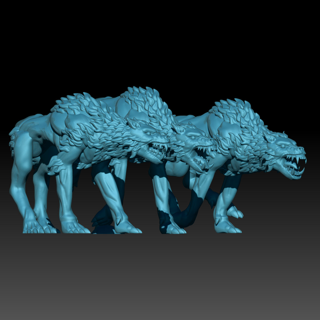 3x Feral Wolves - KzK Minis