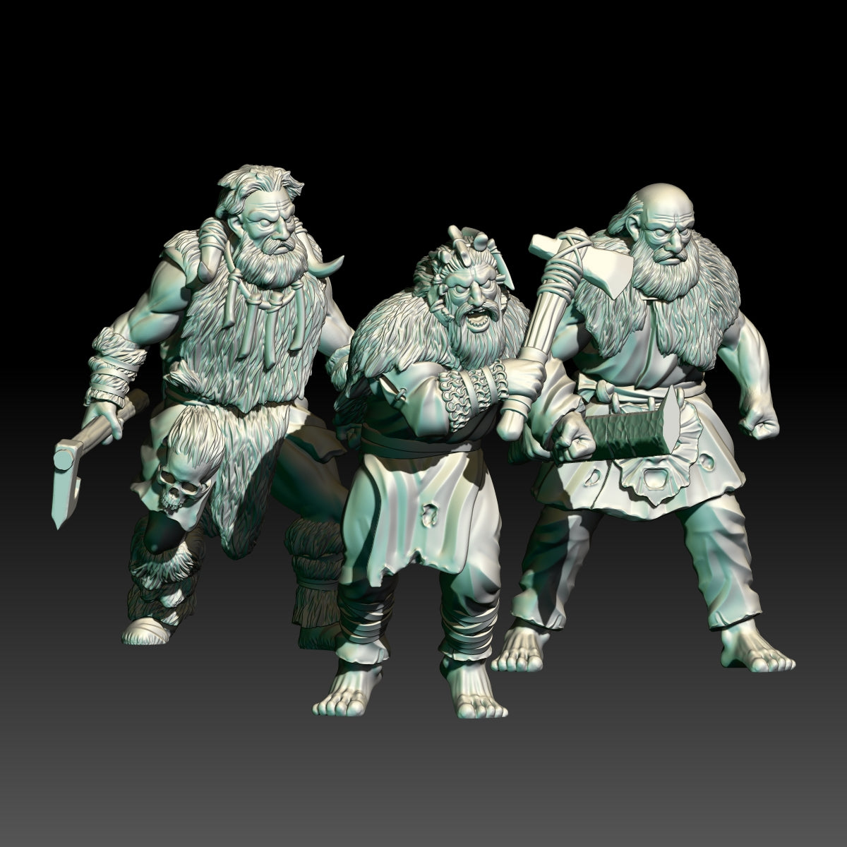 10x Wildmen/Hillmen on Foot - KzK Minis