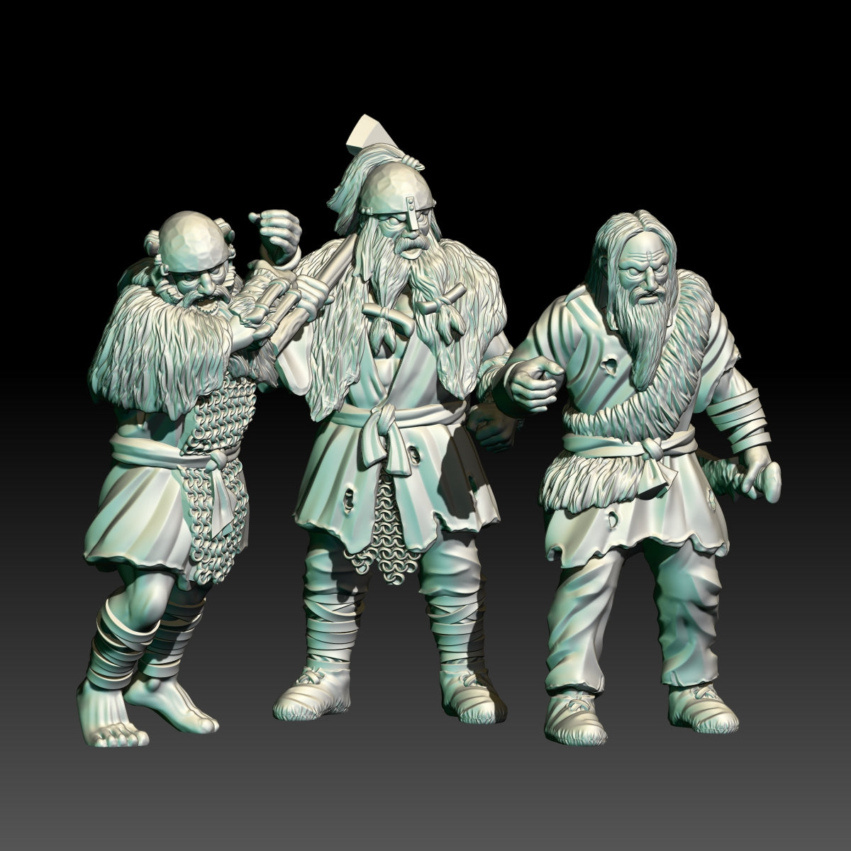 10x Wildmen/Hillmen on Foot - KzK Minis