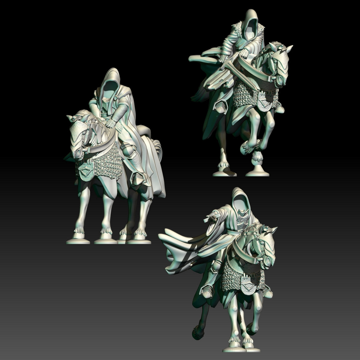 3x Wraith Cavalry - KzK Minis