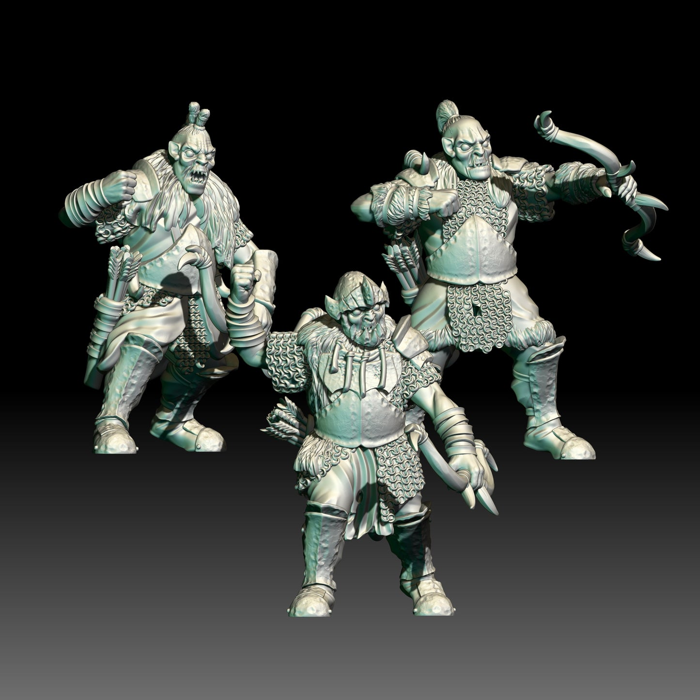 3x Orc Archers - KzK Minis