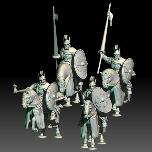 4x Prince Guard Mounted - KzK Minis