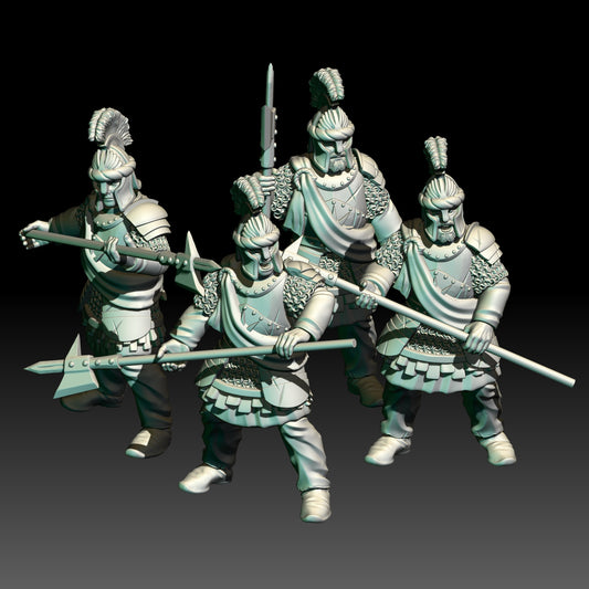 4x Prince Guard with Halberd - KzK Minis