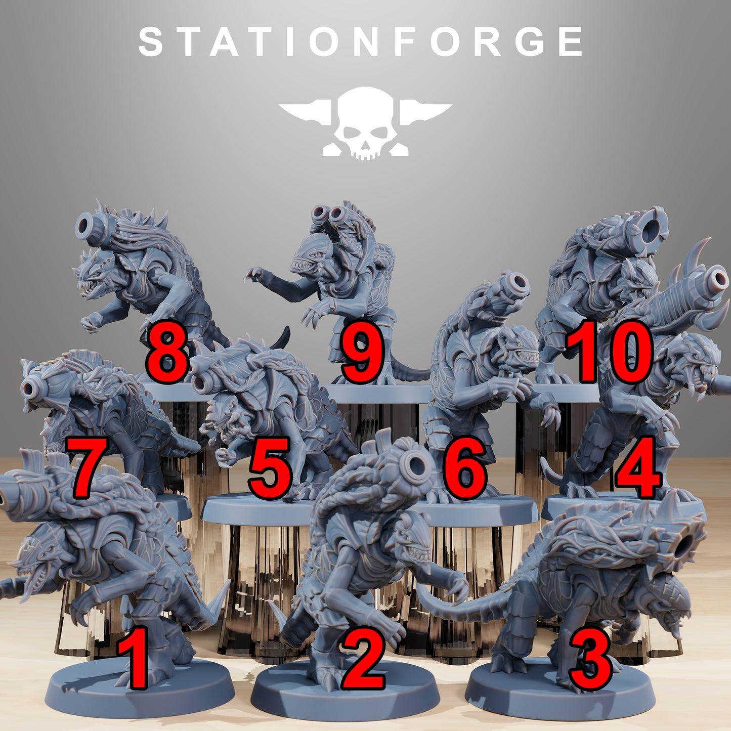 Mortiers Xenarid - Station Forge