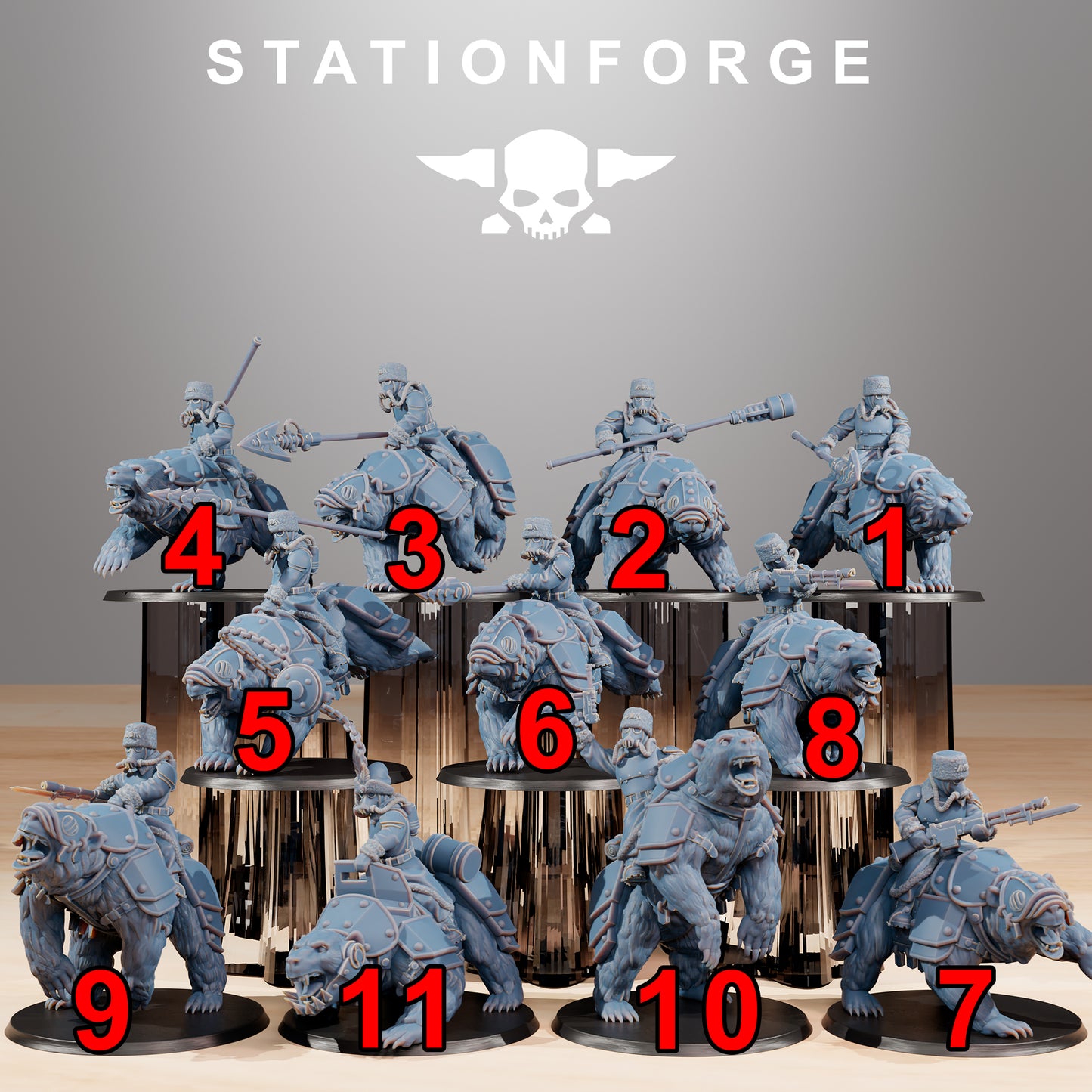 GrimGuard Bear Riders - Station Forge