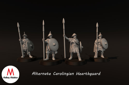 Alternate Carolingian Hearthguard on Foot - Medbury Miniatures