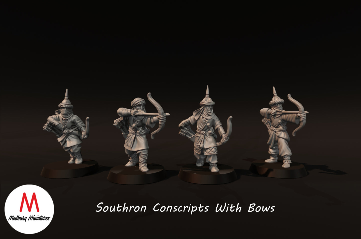 Southron Conscripts with Bows - Medbury Miniatures