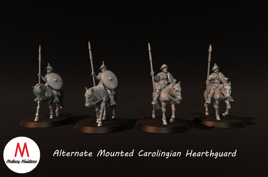 Alternate Carolingian Mounted Hearthguard - Medbury Miniatures