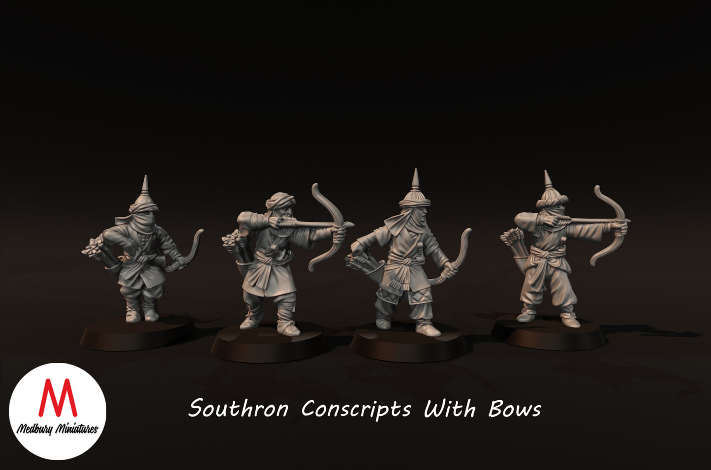 Conscrits du Sud avec arcs - Medbury Miniatures