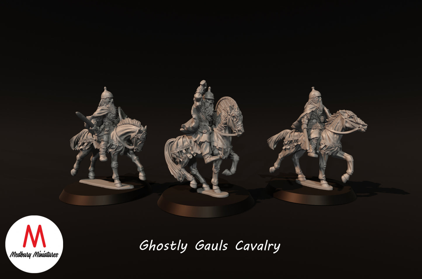 Cavalerie gauloise fantomatique - Medbury Miniatures