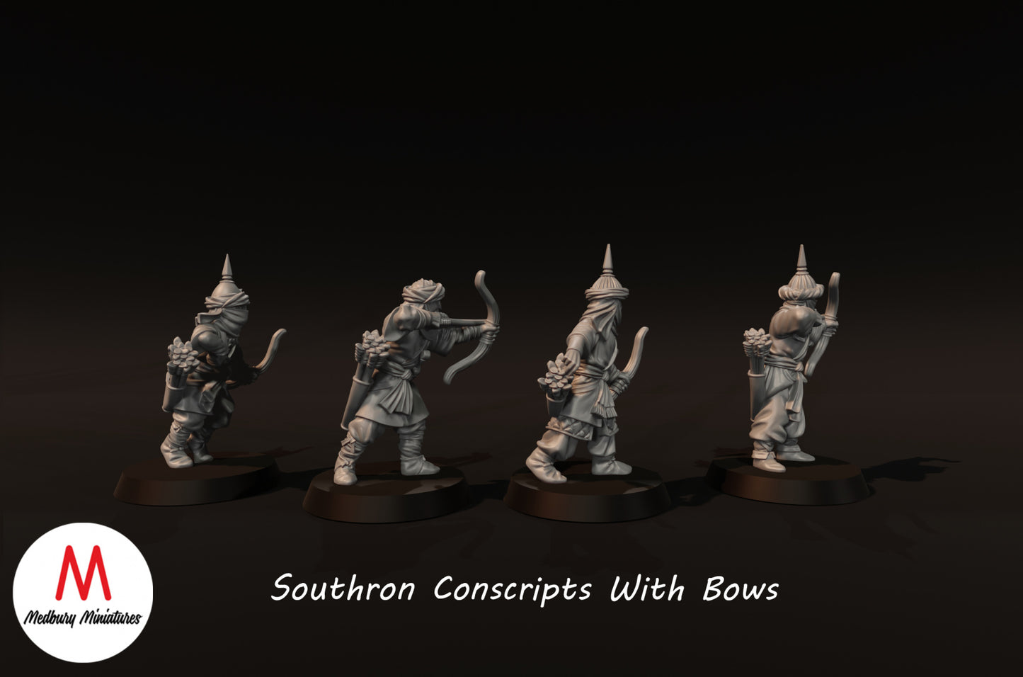 Conscrits du Sud avec arcs - Medbury Miniatures