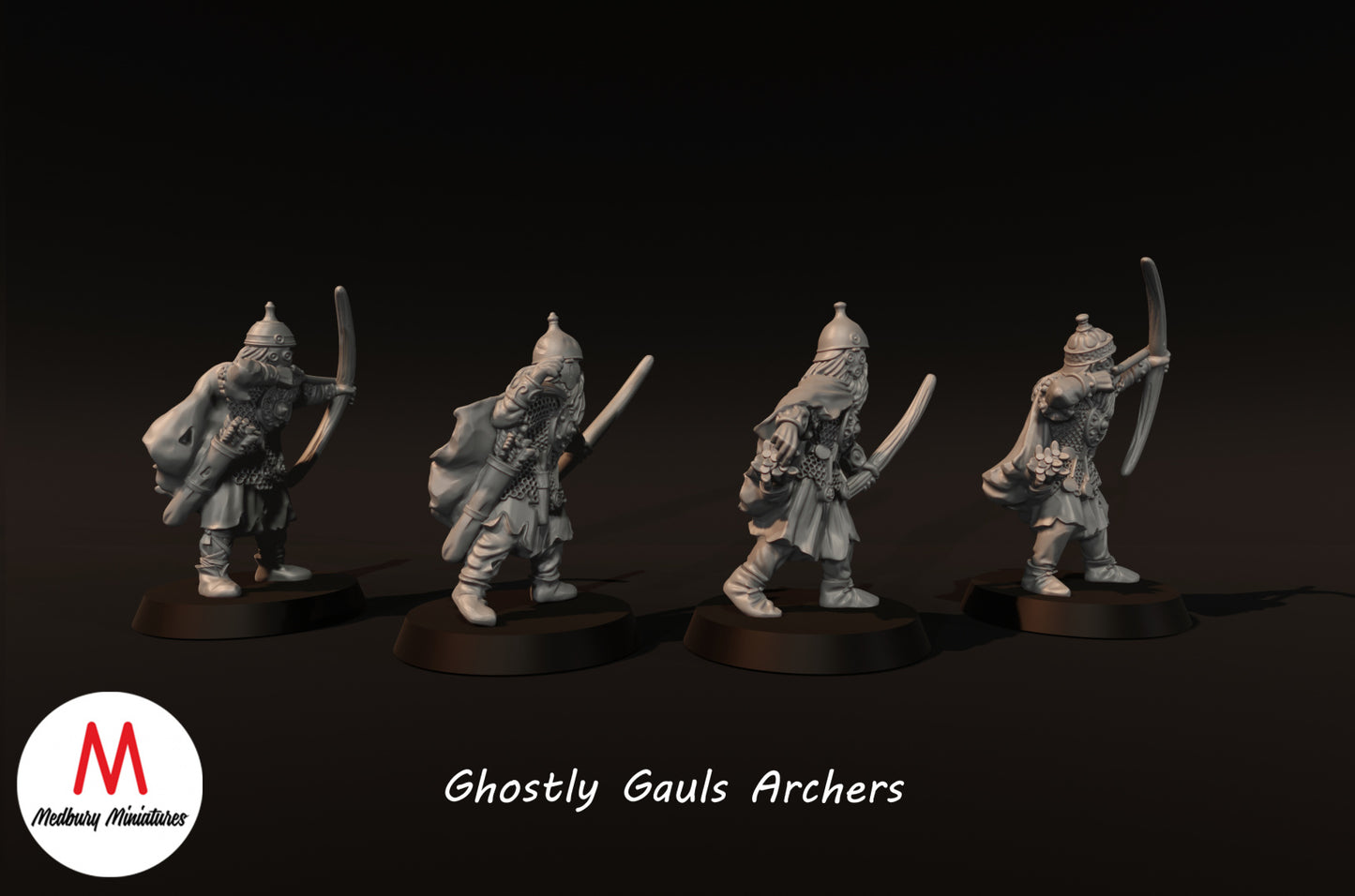 Ghostly Gauls Archers - Medbury Miniatures