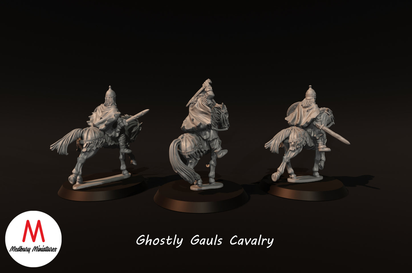 Ghostly Gauls Cavalry - Medbury Miniatures