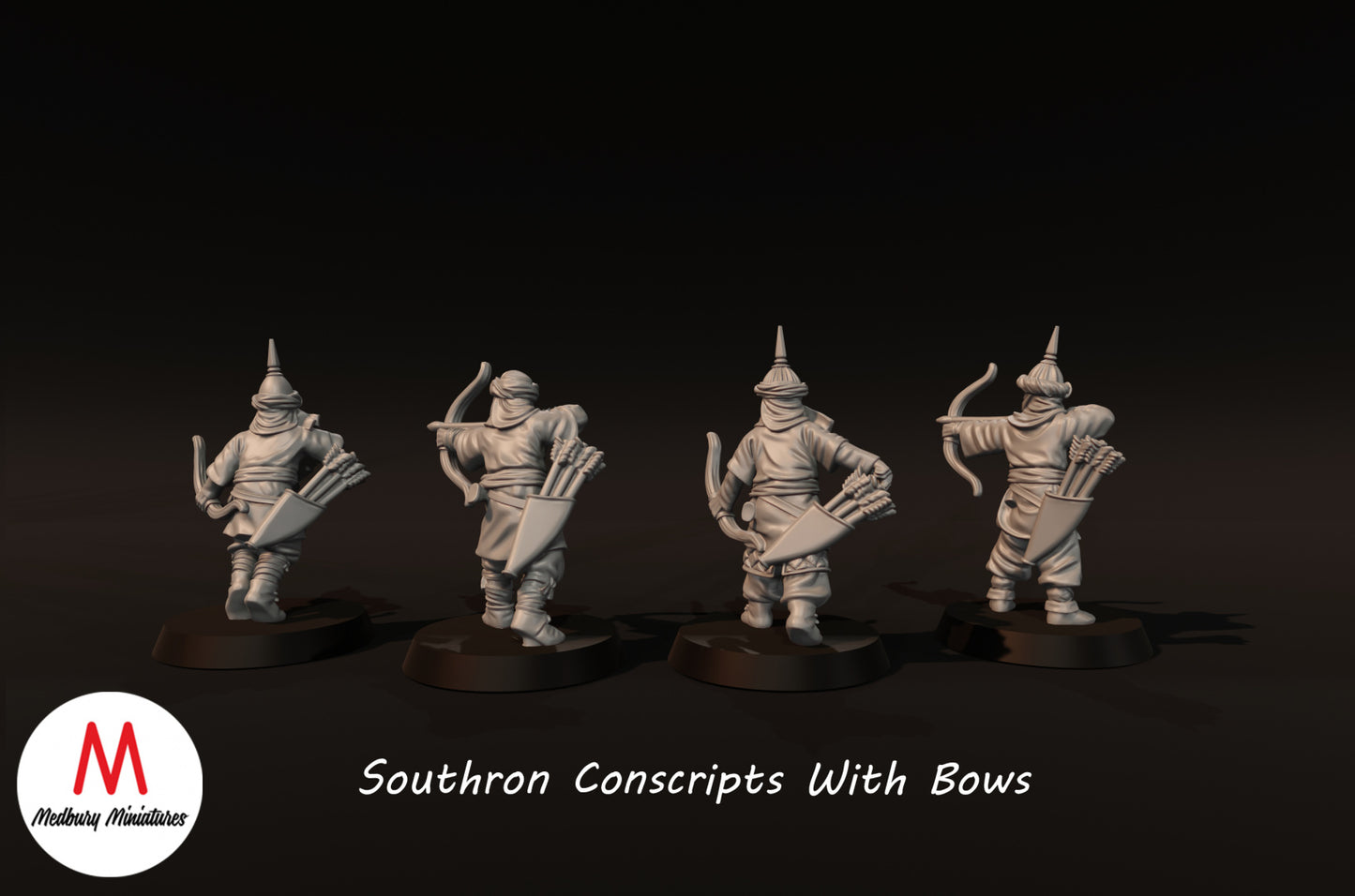 Southron Conscripts with Bows - Medbury Miniatures