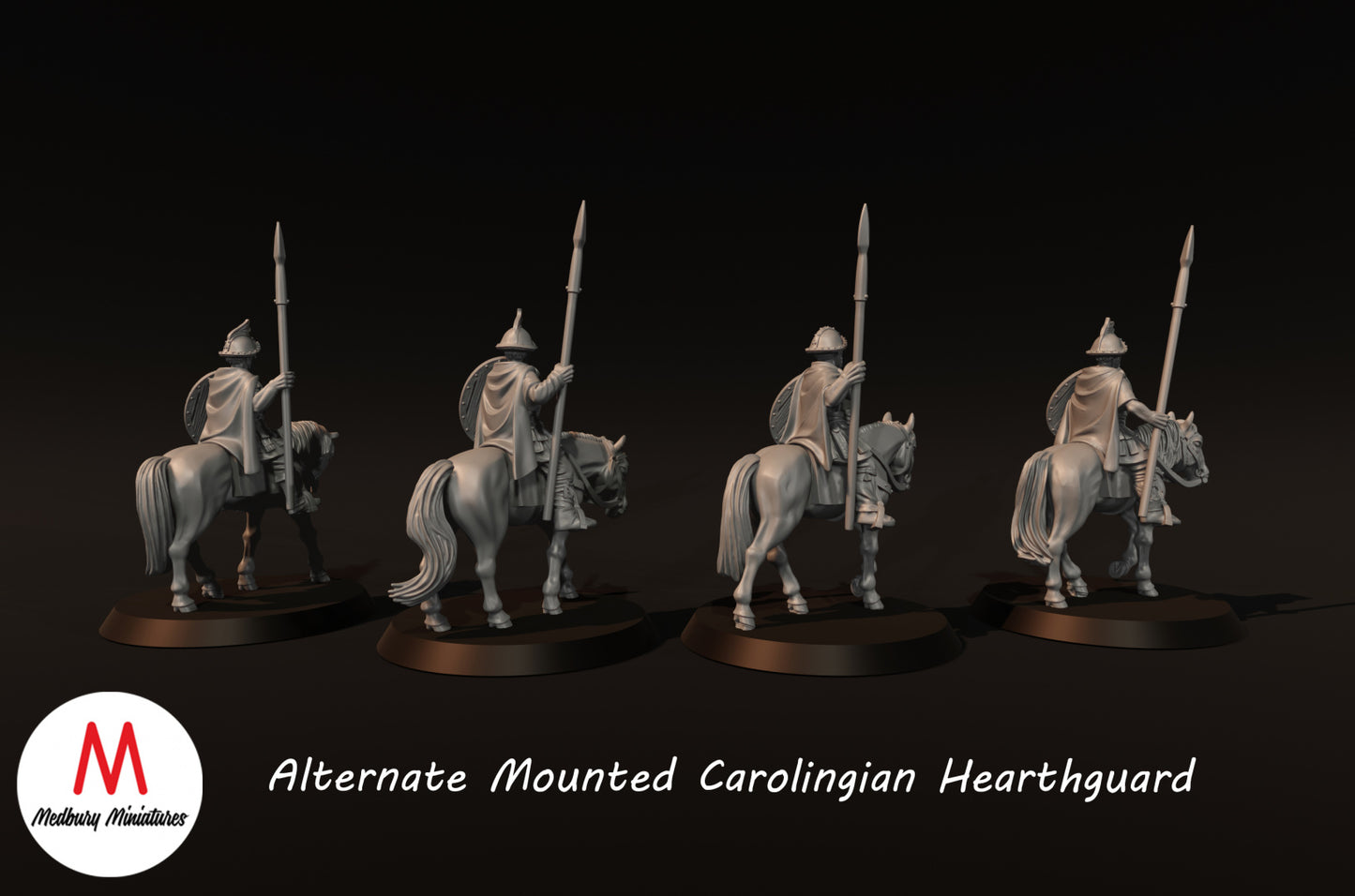 Alternate Carolingian Mounted Hearthguard - Medbury Miniatures