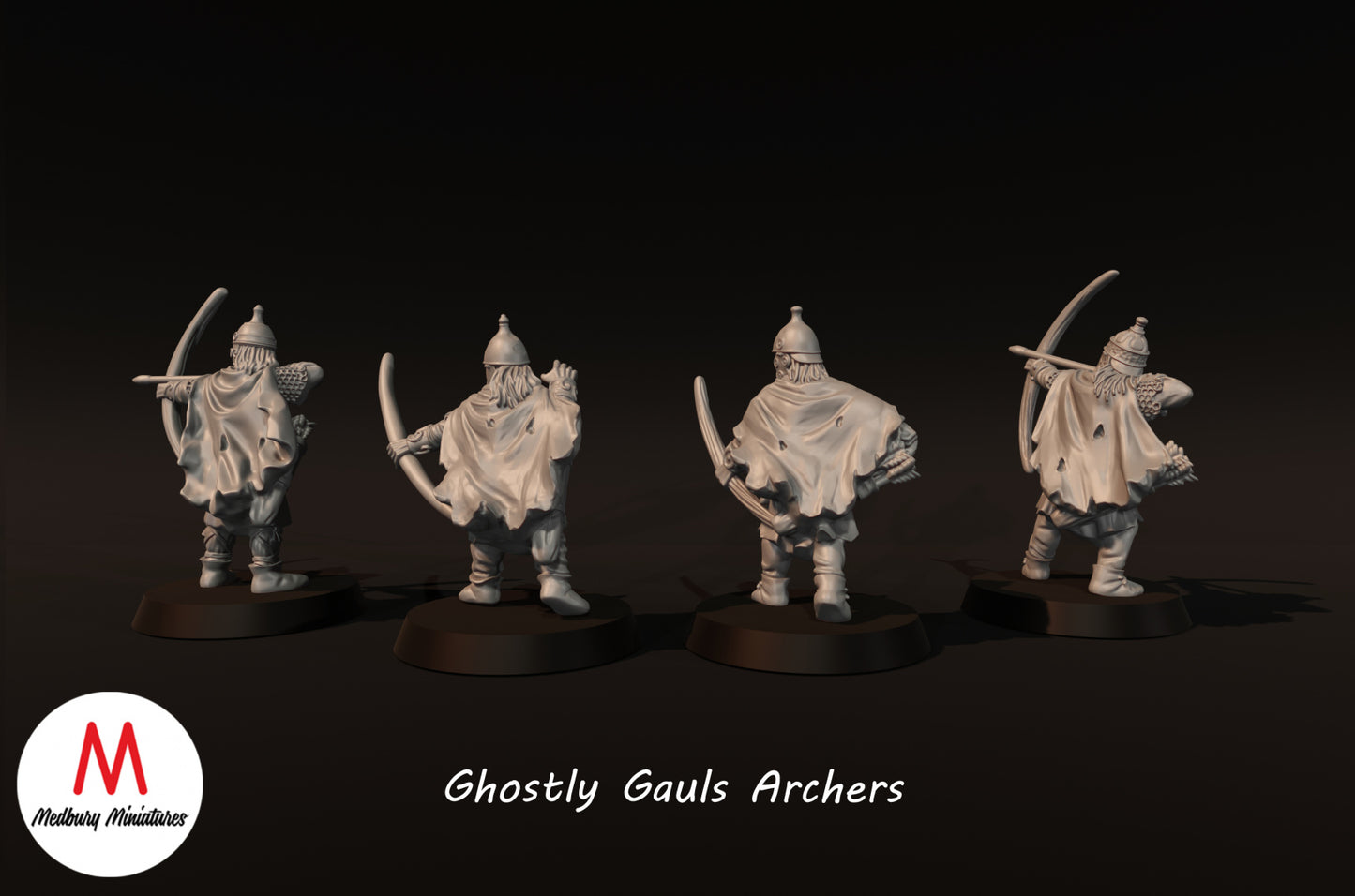 Ghostly Gauls Archers - Medbury Miniatures