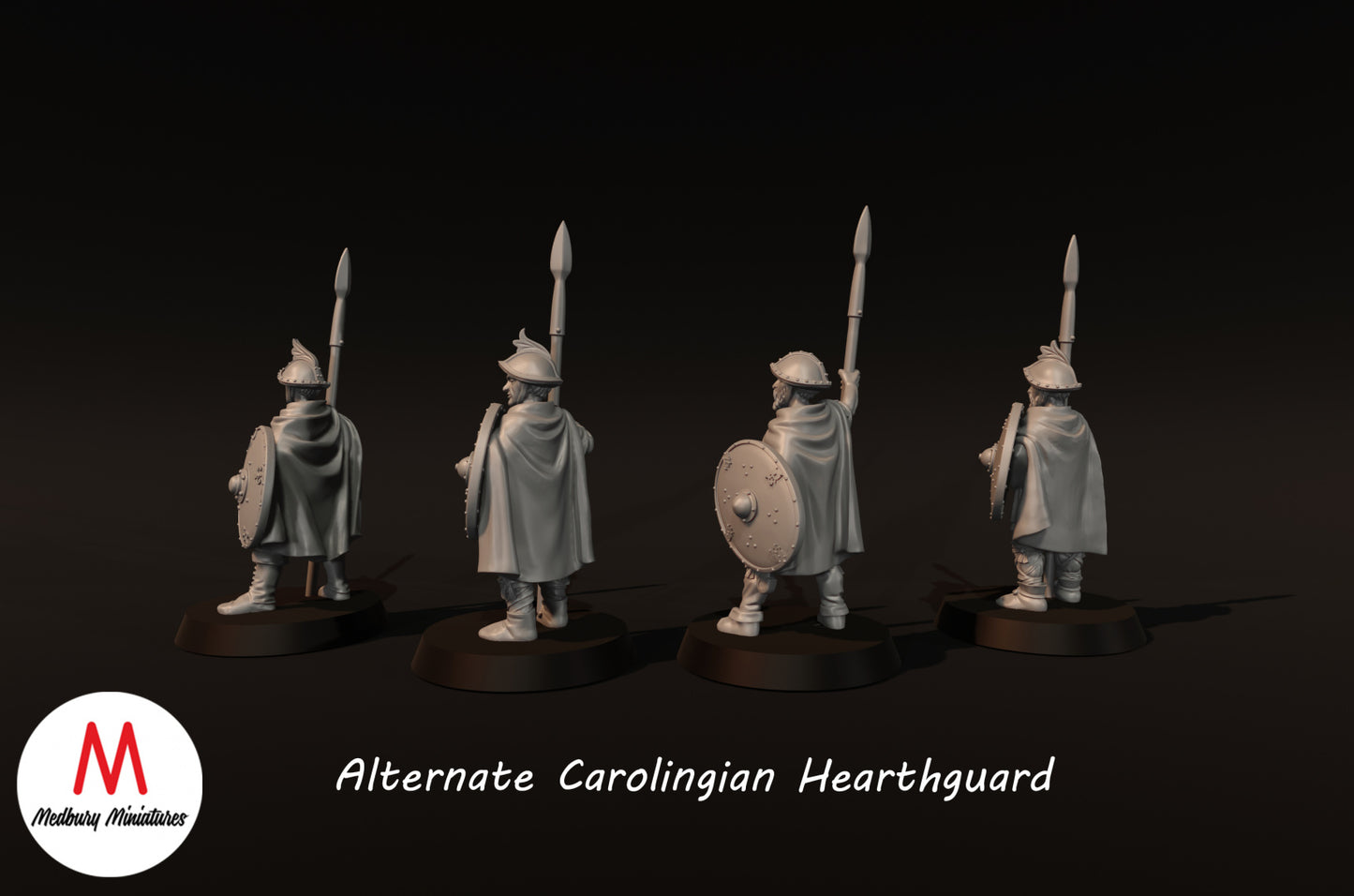 Alternate Carolingian Hearthguard on Foot - Medbury Miniatures