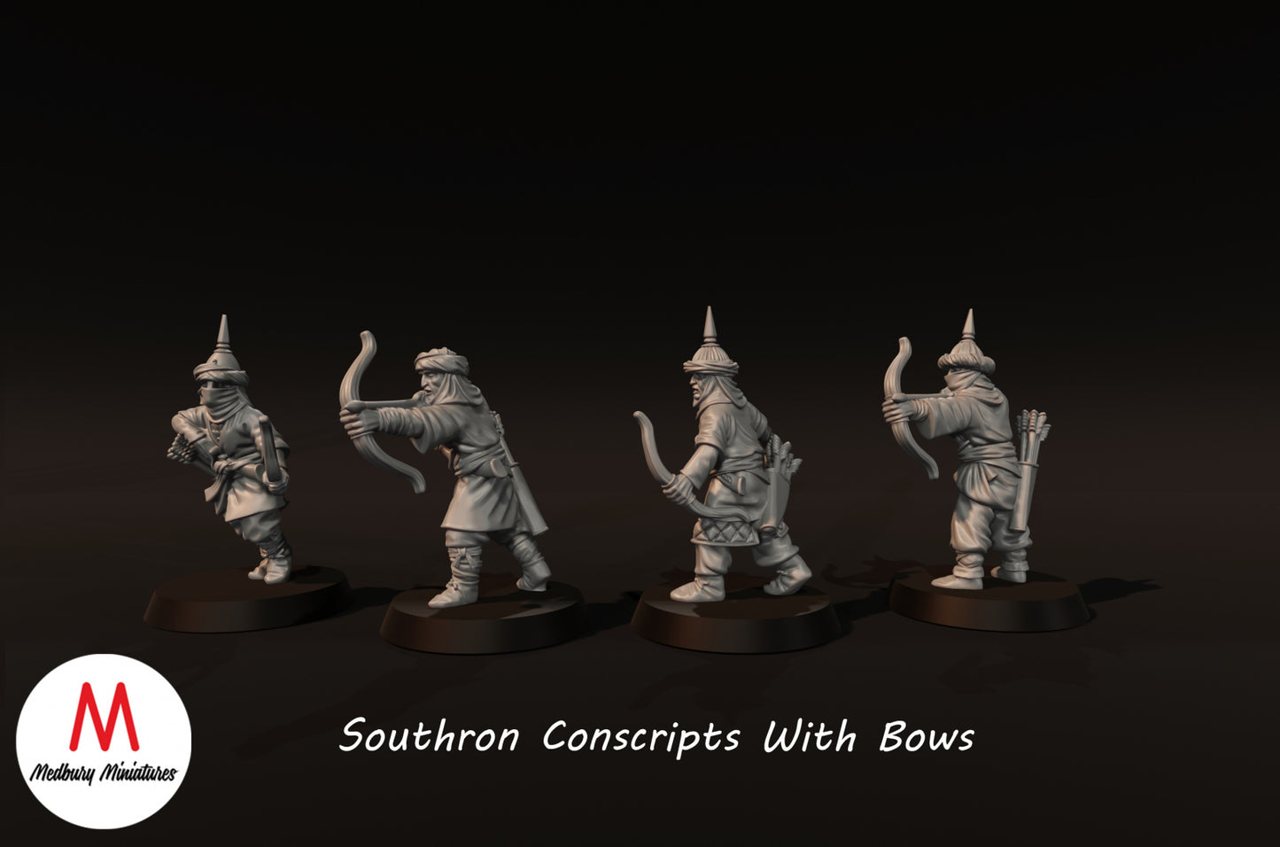 Southron Conscripts with Bows - Medbury Miniatures