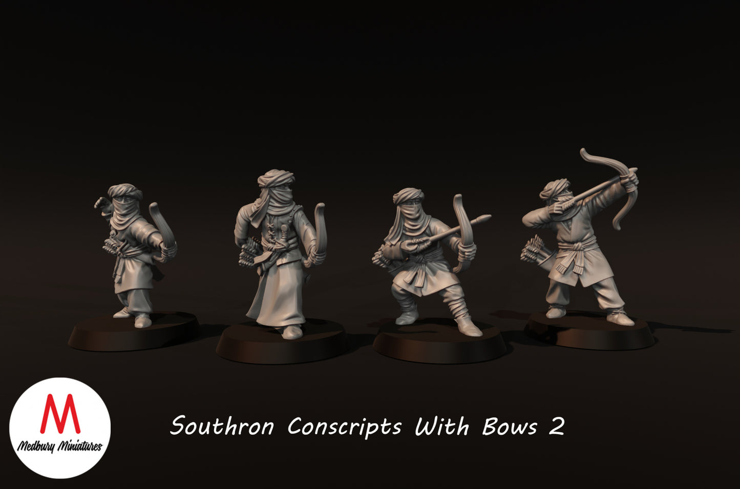 Southron Conscripts with Bows 2 - Medbury Miniatures