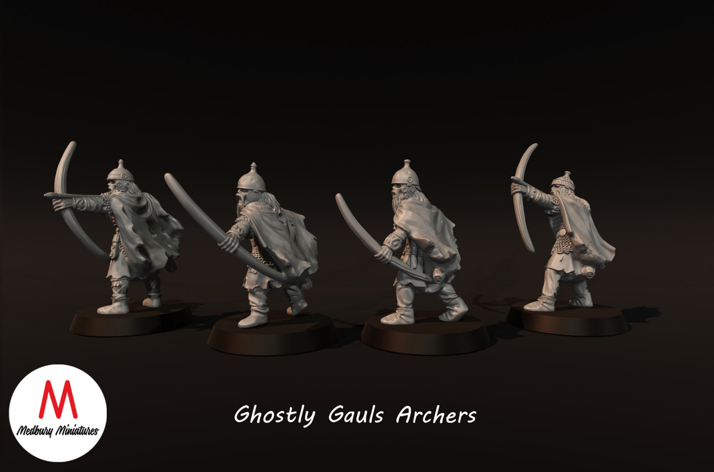 Ghostly Gauls Archers - Medbury Miniatures