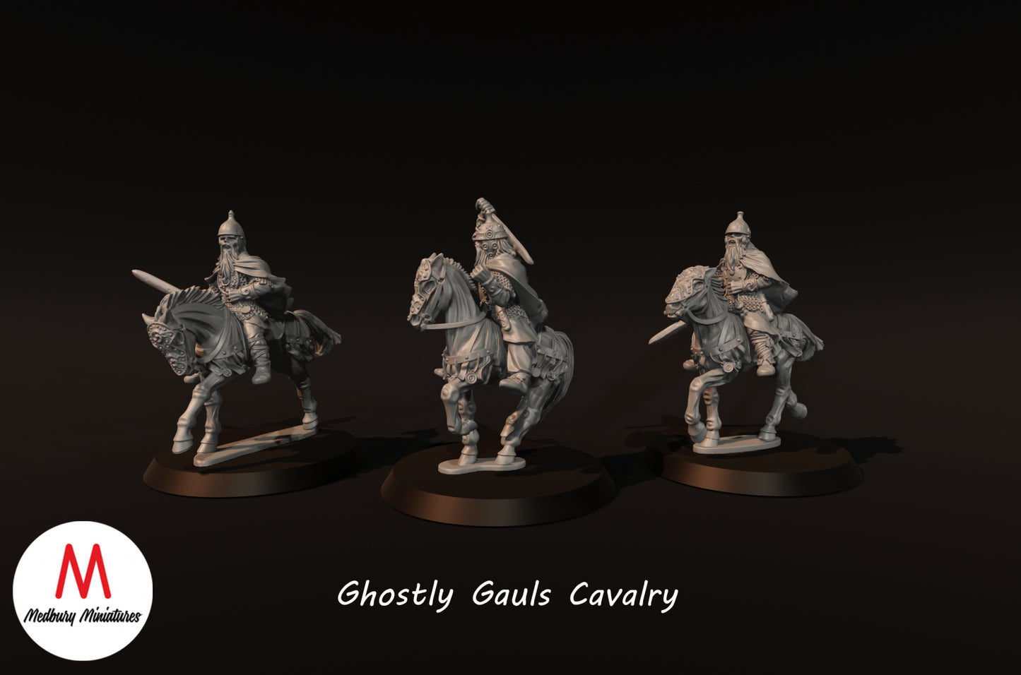 Ghostly Gauls Cavalry - Medbury Miniatures