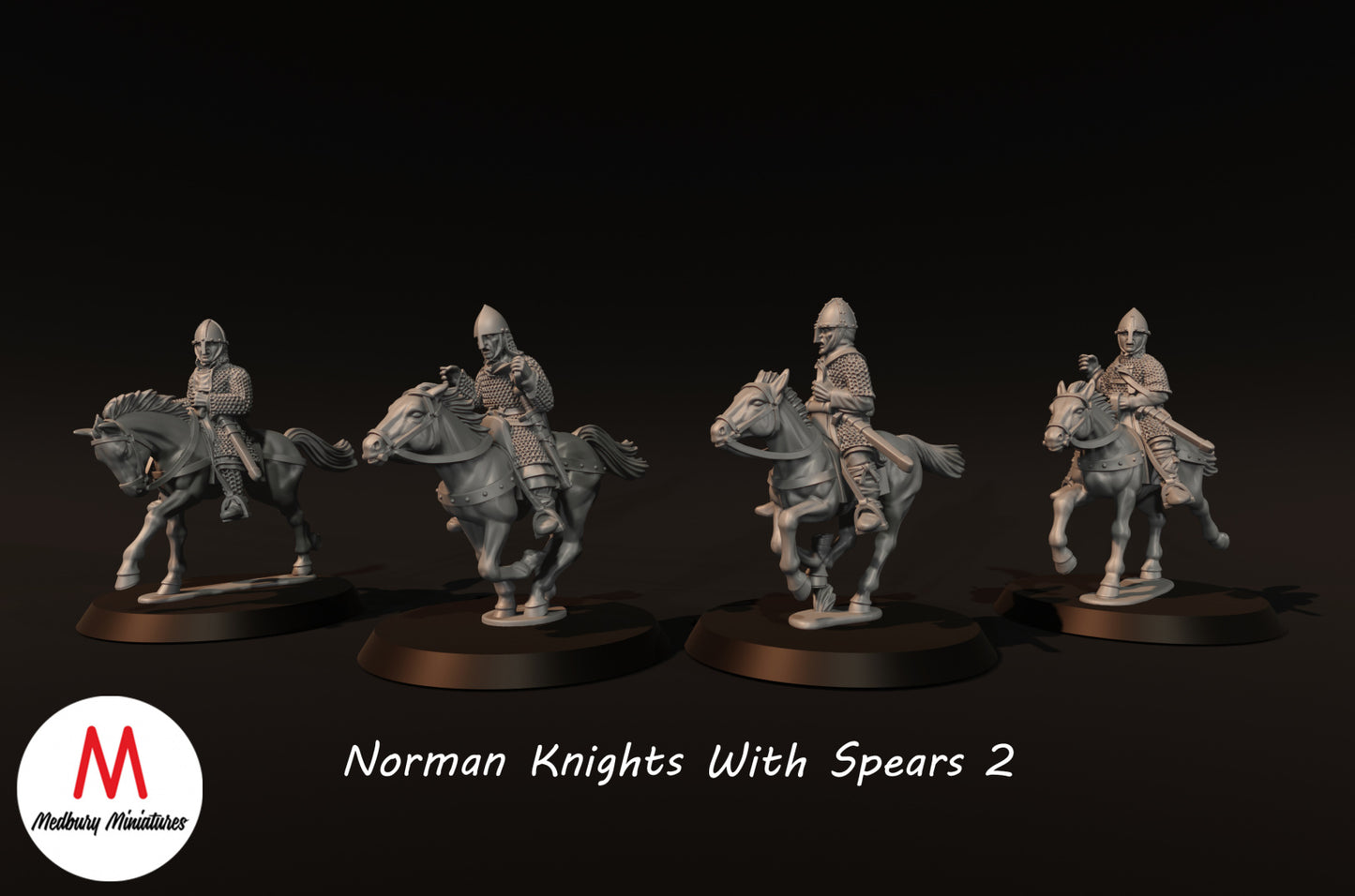 Norman Knights with Spears 2 - Medbury Miniatures