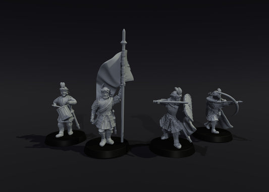 Arnaudin Command Set 1 - Medbury Miniatures